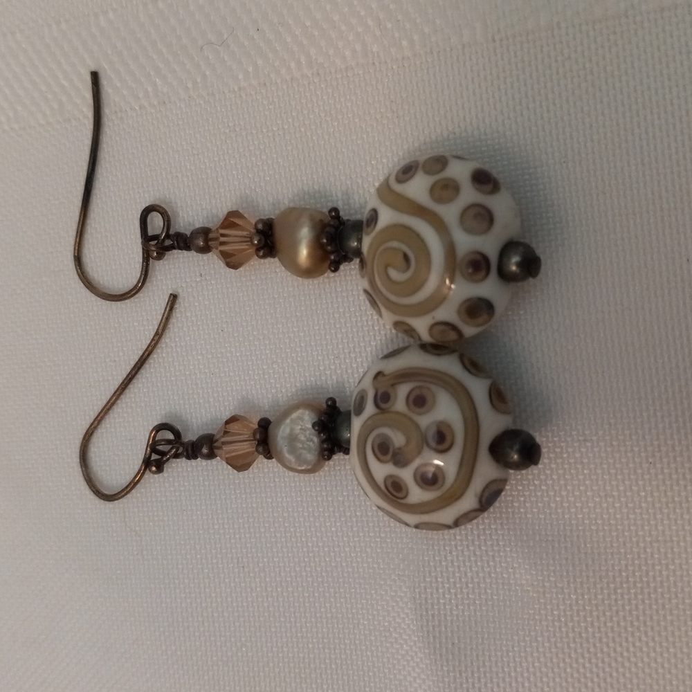 Bohemian Glass Bead Earrings